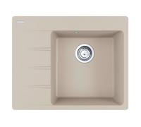 Franke Centro - Fregadero de fragranite CNG 611-62 TL/7, 62x50 cm, sahara 114.0637.163