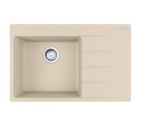 Franke Centro - Fregadero de fragranite CNG 611-78 TL/2, 78x50 cm, arena 114.0637.514