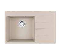 Franke Centro - Fregadero de fragranite CNG 611-78 TL/2, 78x50 cm, sahara 114.0637.511
