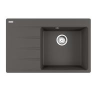 Franke Centro - Fregadero de fragranite CNG 611-78 TL/7, 78x50 cm, gris pizarra 114.0713.950