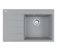 Franke Centro - Fregadero de fragranite CNG 611-78 TL/7, 78x50 cm, piedra gris 114.0637.509