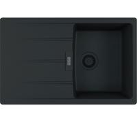 Franke Centro fregadero de granito 78x50 cm negro 114.0757.390