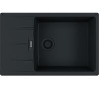 Franke Centro fregadero de granito 78x50 cm negro 114.0757.422