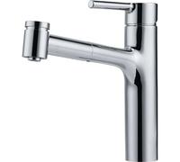 Franke Centro - Grifo de fregadero FP 0131.031 con ducha extraíble, cromo 115.0600.131