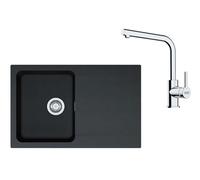 Franke - Conjunto de cocina T111Š, fregadero de tectonite OID 611-78 + grifo FS 3230.031 143.0687.313