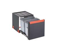 Franke Cube contenedor de residuos 28 l negro-gris-rojo 134.0039.330