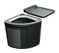 Franke - Cubo de basura integrado Pivot, negro 121.0307.563