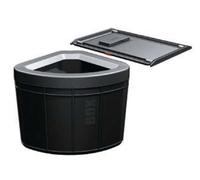 Franke - Cubo de basura integrado Solo 50 mm, negro 121.0307.568