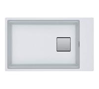 Franke - Franke Kubus 2.0 Fragranit Kng110 62 Blanc Artic Moucheté