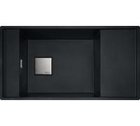 Franke Fresno - Fregadero de fragranite FSG 211, 86x46 cm, ónix 135.0539.538