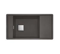 Franke Fresno - Fregadero de fragranite FSG 611-88, 88x50 cm, gris pizarra 114.0720.013