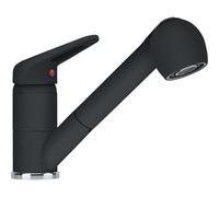 Franke Prince II grifo de cocina de pie negro 115.0470.675