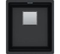 FRANKE KNG 110-37 Onyx, lavabo encimera. Incluye cestillo de desagüe con válvula de pulsador, sistema de desbordamiento oculto y juego de desagüe