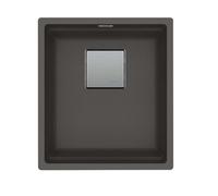Franke Kubus 2 - Fregadero de fragranite KNG 110-37, 41x46 cm, gris pizarra 125.0713.982