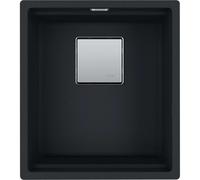 Franke Kubus 2 - Fregadero de fragranite KNG 110-37, 41x46 cm, negro mate 125.0670.899
