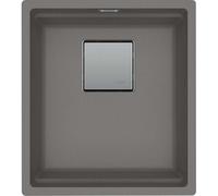 Franke Kubus 2 - Fregadero de fragranite KNG 110-37, 41x46 cm, piedra gris 125.0671.880