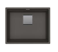 Franke Kubus 2 - Fregadero de fragranite KNG 110-52, 56x46 cm, gris pizarra 125.0713.983