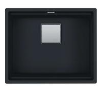 Franke Kubus 2 - Fregadero de fragranite KNG 110-52, 56x46 cm, negro mate 125.0670.898