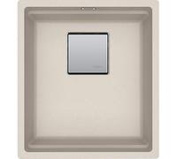 Franke Kubus 2 KNG 110-37 - Fregadero (Fregadero encastrado bajo encimera, Rectangular, Fragranite, Arena, 1 senos, Rectangular)