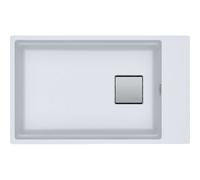 Franke Kubus 2 Pro - Fregadero fragranite KNG PRO 110-62, blanco hielo 125.0747.714
