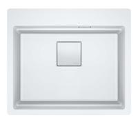 Franke Kubus 2 Pro - Fregadero fragranite KNG PRO 610-53, blanco hielo 114.0749.421