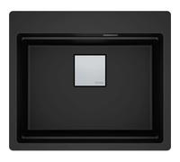 Franke Kubus 2 Pro - Fregadero fragranite KNG PRO 610-53, negro mate 114.0749.387