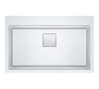 Franke Kubus 2 Pro - Fregadero fragranite KNG PRO 610-73, blanco hielo 114.0751.863