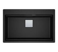 Franke Kubus 2 Pro - Fregadero fragranite KNG PRO 610-73, ónix 114.0751.850