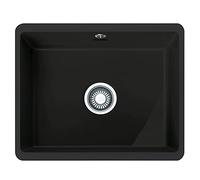 Franke Kubus KBK 110-50 Fraceram 126.0442.605 - Fregadero empotrable, color negro mate