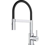 Franke Lina grifo de cocina de pie cromo-negro 115.0626.085