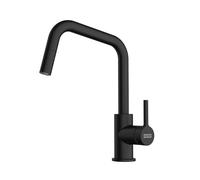 Franke Lina - Grifo de lavabo FS 2848.901, con salida extraíble, negro mate 115.0728.477