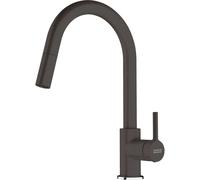 Franke Lina - Grifo para fregadero FC 6051.088 con caño extraíble, color gris pizarra 115.0747.508