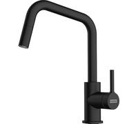 Franke Lina - Grifo de lavabo FS 2848.901, con salida extraíble, negro mate 115.0728.477