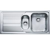 Franke Logica fregadero de acero 100x50 cm acero 101.0085.812