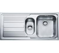 Franke Logica Line fregadero de acero 100x50 cm acero 101.0086.254