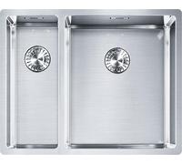 Franke Maris: Fregadero de acero inoxidable empotrado, modelo BXX260/160-34-16, con control manual, a partir de 60 cm. Código: 127.0375.279. Incluye 5 años de garantía