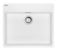 Franke Maris - Fregadero de fragranite MRG 610-60 CARE, 64x56 cm, blanco hielo 114.0729.485