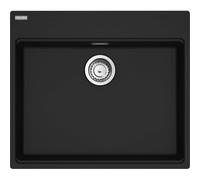 Franke Maris - Fregadero de fragranite MRG 610-60 CARE, 64x56 cm, negro mate 114.0729.484