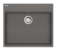 Franke Maris - Fregadero de fragranite MRG 610-60 CARE, 64x56 cm, piedra gris 114.0729.486