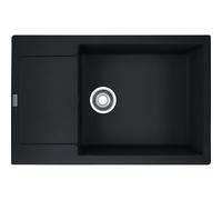 Franke Maris - Fregadero de fragranite MRG 611-78 BB, 78x50 cm, negro mate 114.0637.575