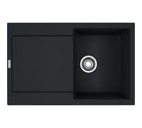 Franke Maris - Fregadero de fragranite MRG 611, 78x50 cm, negro mate 114.0637.576