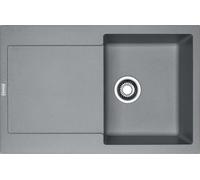 Franke Maris - Fregadero de fragranite MRG 611, 78x50 cm, piedra gris 114.0284.846