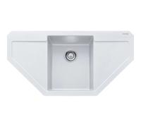 Franke Maris - Fregadero de fragranite MRG 612 E, 96x50 cm, blanco hielo 114.0250.568