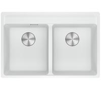 Franke Maris fregadero de granito 76x51 cm blanco 114.0661.678