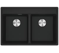 Franke Maris fregadero de granito 76x51 cm negro 114.0661.674