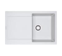 Franke Maris fregadero de granito 78x50 cm blanco 114.0153.909