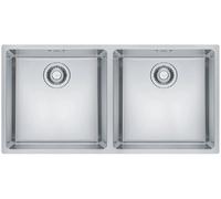 Franke Maris MRX 220-40-40 - Fregadero (Fregadero empotrado, Rectangular, Acero inoxidable, Acero inoxidable, 2 senos, Plaza)
