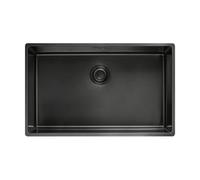 Franke MM BXM 210/110-68, rectangular, revestimiento PVD de acero inoxidable/latón, color antracita, 1 cuba, 680 x 410 mm, 20 cm