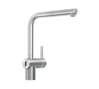 Franke Atlas Neo - Grifo de fregadero electrónico FC 5523.501 con caño extraíble, acero inoxidable 115.0625.523
