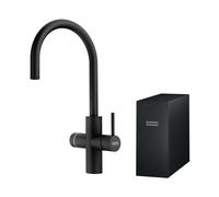 Franke Mythos - Grifo de fregadero con dispositivo de filtración, negro mate 160.0731.752